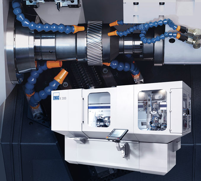 Front view and workarea of K 300