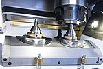 Milling of the ball races on the VSC 315 KBU is performed with the highest accuracy and precision. The machine offers complete-machining of the inner geometry of the axle journals using the technologies of turning and milling.