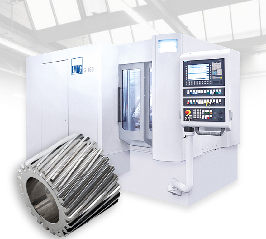 埃马克SU G 160 磨齿机，用于高精度齿轮磨削，模数可达 4。