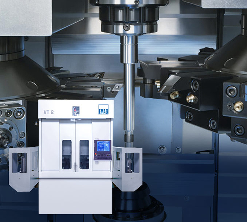 Front view and workarea of VT 2