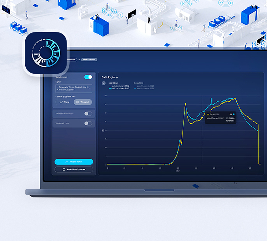 EDNA Workpiece Data Recorder – Analyse werkstückbezogener Daten EDNA Workpiece Data Recorder zur Datenvisualisierung und werkstückbezogenen Prozessanalyse