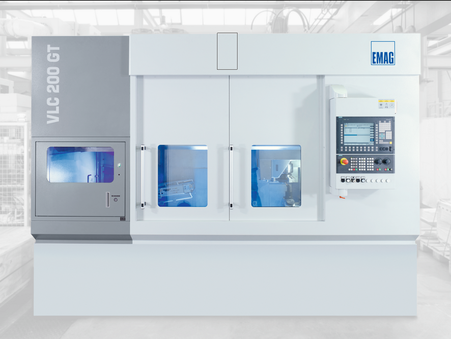 Hard machining of chucked components with the VLC 200 GT turning/grinding machine from EMAG