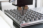 The desired batch sizes in a given period of time are taken into account in the development of the robot solution.