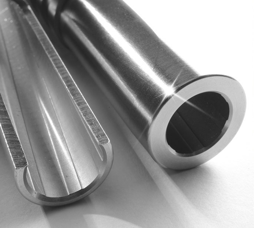 Gun barrels machined using ECM rifling. High-precision internal geometries achieved through the electrochemical rifling process.