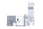 Industrielle Laserbeschichtungsanlage ELC 450 LMD mit einem Prozessmodul und integriertem Handlingsystem