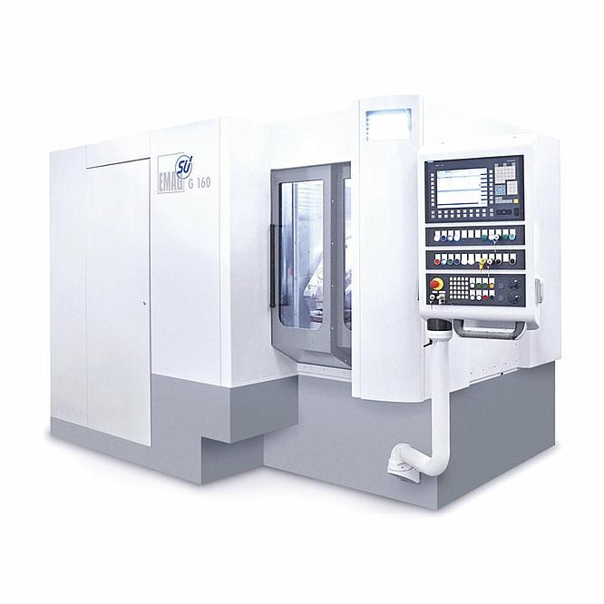 The G 160 generating grinding machine has two parallel workpiece tables.