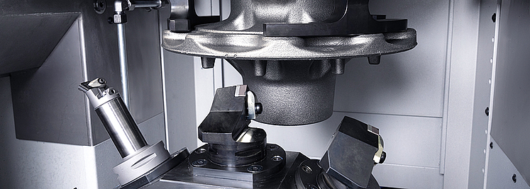 EMAG machine manufactures components for construction machinery. Precision machining for drive and e-mobility components.