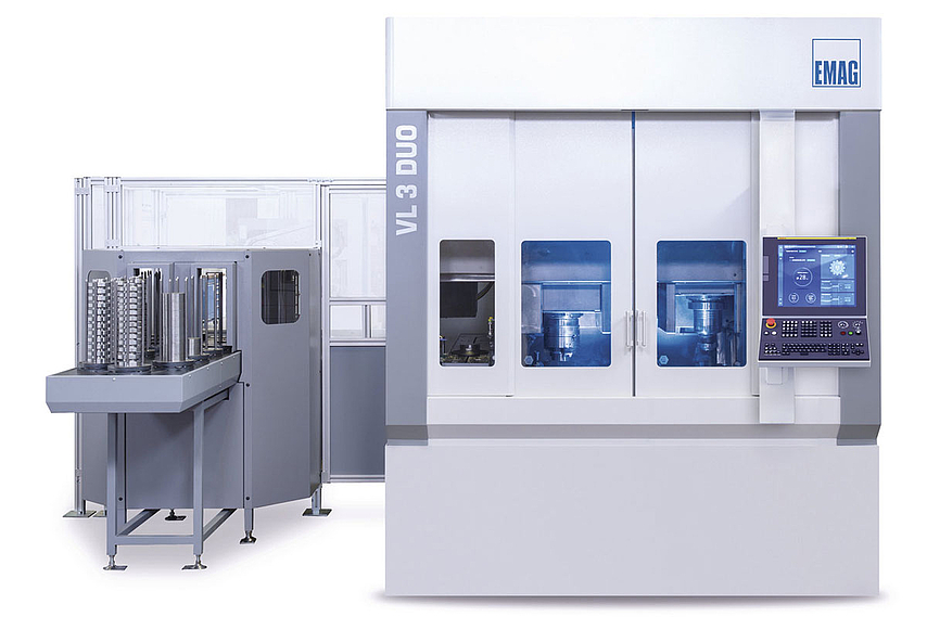 Front view turning machine VL 3 DUO