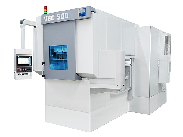 Automated machining of workpieces up to 440 mm in diameter on the VSC 500