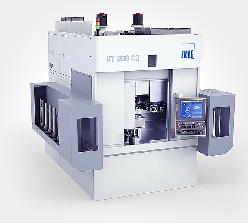 Front of the center drive machine VT 200 CD