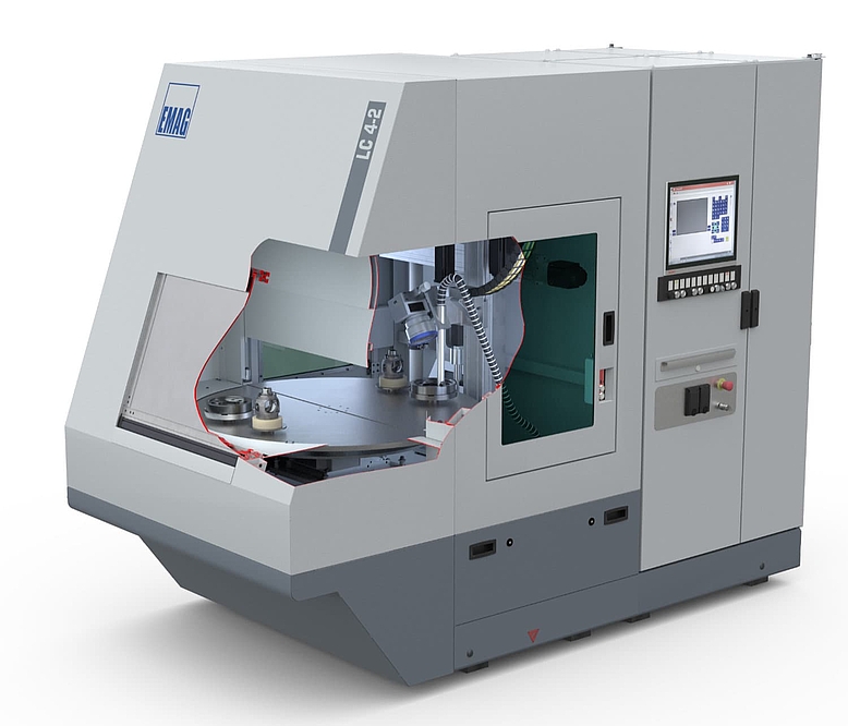 Machine de nettoyage laser LC 4-2 d’EMAG LaserTec