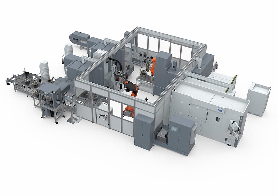 EMAG LaserTec사의 화물차 차동 장치용 생산 시스템