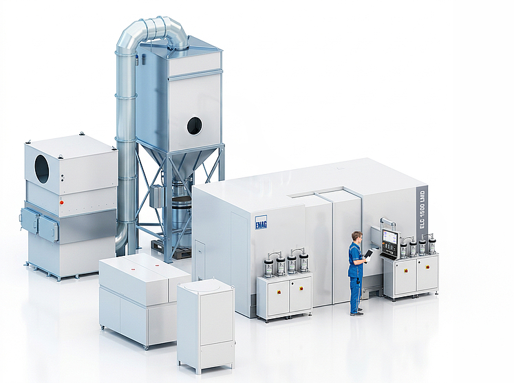 Installation de revêtement laser EMAG ELC 1500 LMD