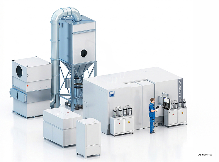 EMAG ELC 1500 LMD Laserbeschichtungsanlage 