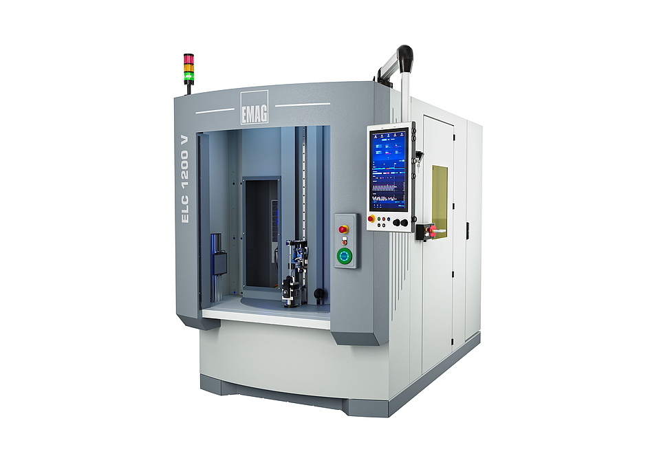Des installations de soudage laser de production modernes, de la série ELC d'EMAG notamment, répondent exactement à ces exigences. 