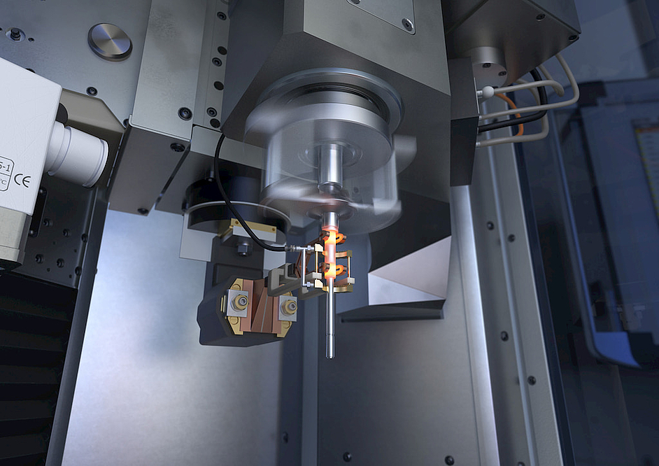 Traitement thermique dans la machine MIND-L 1000 EMAG eldec