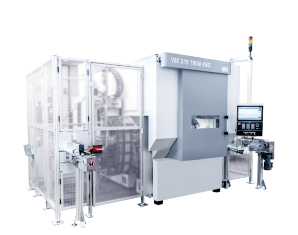 VSC 315 TWIN KBG - Simultaneous hard machining of two joint housings and joint hubs for highest productivity level Milling straight ball races of joint housings and joint hubs on the VSC 315 TWIN KBG