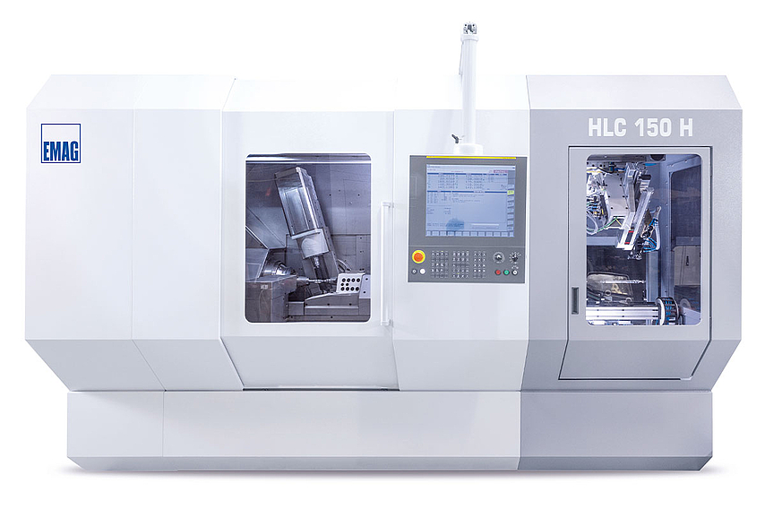 Front view gear hobbing machine HLC 150 H