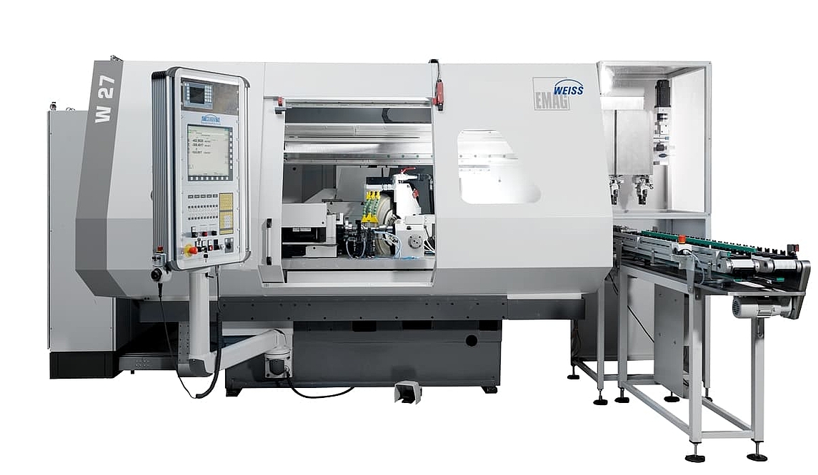 W 27, W 37, and W 50 Production CNC Cylindrical Grinder from EMAG Weiss