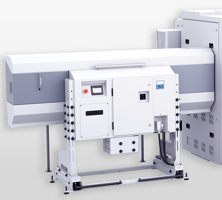 Lathe HSC 1 - Bar loader for automatic feeding HSC 1 lathe with bar loader for automated bar machining